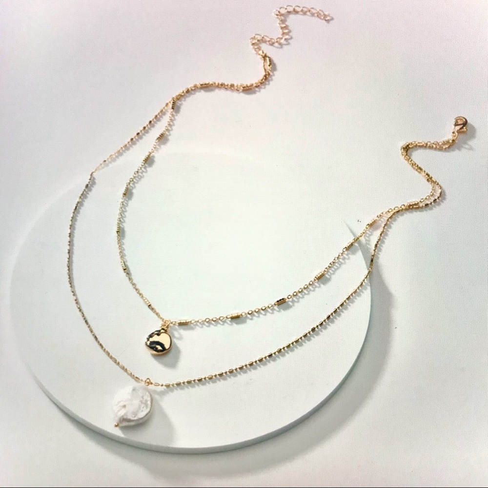 ⚪️✨Layered Pearl Necklace✨⚪️